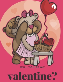 Children Teddy Bear Valentine Notebook