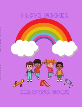Paperback I Love Summer: Coloring Book