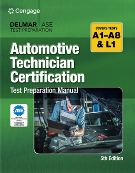 Paperback Automotive Technician Certification Test Preparation Manual A-Series Book