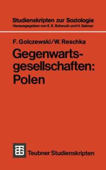 Paperback Gegenwartsgesellschaften: Polen [German] Book