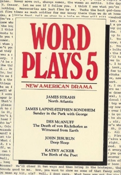 Paperback Wordplays Five: New American Drama Book