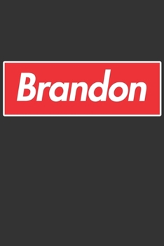 Paperback Brandon: Brandon Planner Calendar Notebook Journal, Personal Named Firstname Or Surname For Someone Called Brandon For Christma Book