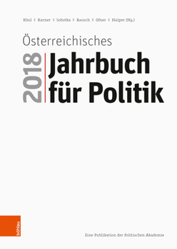 Paperback Osterreichisches Jahrbuch Fur Politik 2018 [German] Book