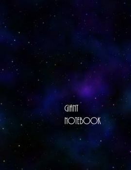 Paperback Giant Notebook: Jumbo Stars Cover Design Notebook, Journal, 500 Pages, 250 Ruled Sheets Book