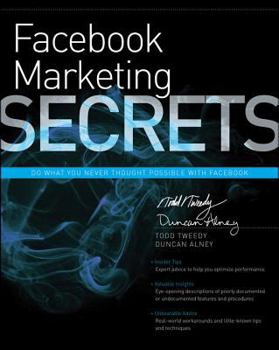 Paperback Facebook Marketing Secrets Book