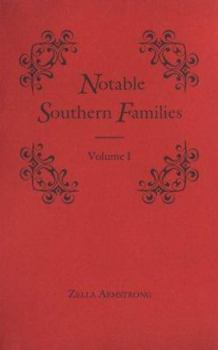 Paperback Notable Southern Families. Volume I Book