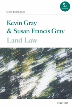 Paperback Land Law (Core Texts Series) Book