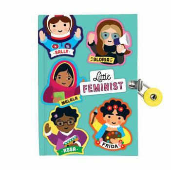 Hardcover Little Feminist Locked Diary Book