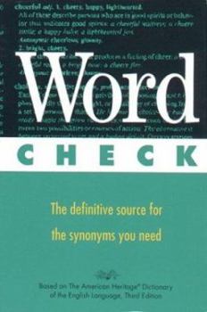 Hardcover Word Check Book