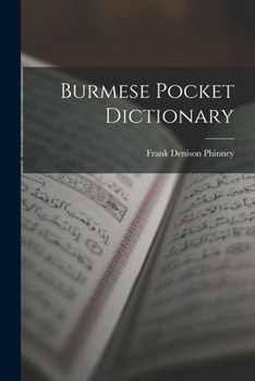 Paperback Burmese Pocket Dictionary Book