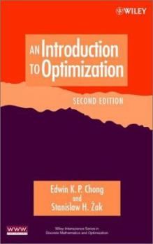 Hardcover An Introduction to Optimization Book