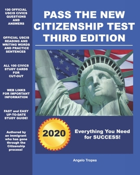 Paperback Pass the New Citizenship Test Third Edition Book