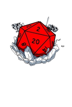 Notebook: Gamer Dungeon Rpg Dice Tabletop Funny Gift 120 Pages, 6X9 Inches, Blank