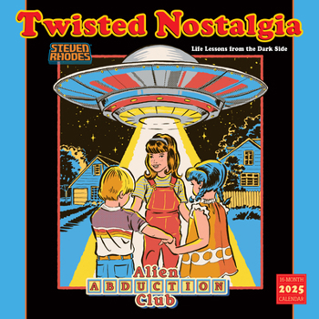 Office Product 2025 Twisted Nostalgia -- Life Lessons from the Dark Side Wall Calendar Book