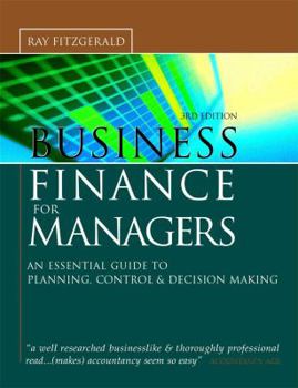 Paperback Business Finance for Managers: Essential Guide to Planning, Control and Decision Making Book