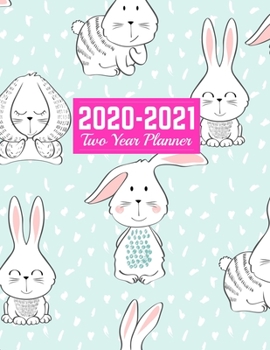 Paperback 2020-2021 Two Year Planner: Trendy Daily Weekly Monthly 2020-2021 Planner Organizer, Agenda, Schedule and To Do List Journal - Art Cover 00023187 Book