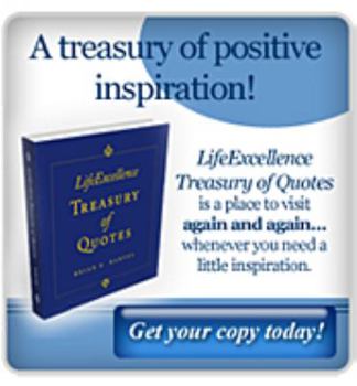 Hardcover LifeExcellence Treasury of Quotes Book