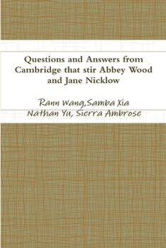 Paperback Questions and Answers from Cambridge that stir Abbey Wood and Jane Nicklow Book