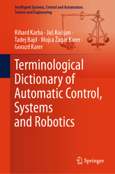 Hardcover Terminological Dictionary of Automatic Control, Systems and Robotics Book