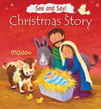 Hardcover See and Say! Christmas Story Book