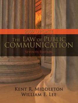 Paperback The Law of Public Communication, 2009 Update Book