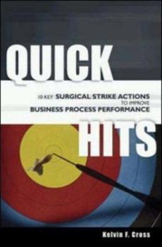 Hardcover Quick Hits: 10 Key Surgical Strike Actions to Improve Business Process Performance Book