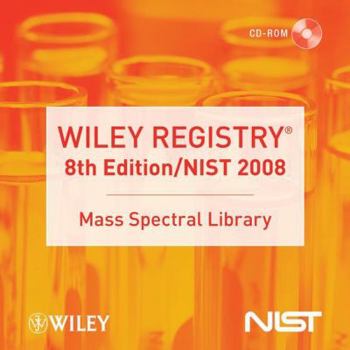 CD-ROM Wiley Registry of Mass Spectral Data, with NIST 2008 Book