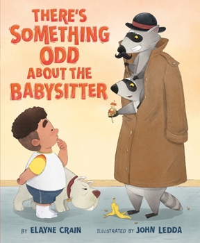 Hardcover There's Something Odd about the Babysitter Book