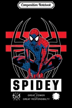 Composition Notebook: Marvel Spider-Man Friendly Neighborhood Watch Power Journal/Notebook Blank Lined Ruled 6x9 100 Pages