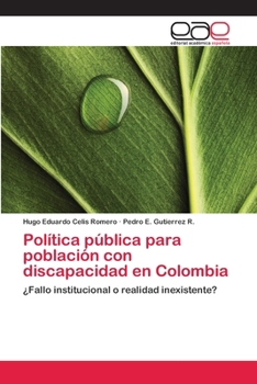 Paperback Política pública para población con discapacidad en Colombia [Spanish] Book