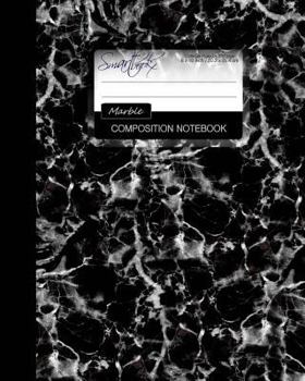 Paperback Marble Composition Notebook: College Ruled Writer’s Notebook for School / Teacher / Office / Student [ Perfect Bound * Large * Black & White ] (Composition Books - Contemporary Design) Book