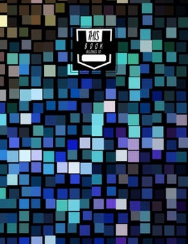 Notebook: Peacock Mosaic- College Ruled, Lined, Large Notebook