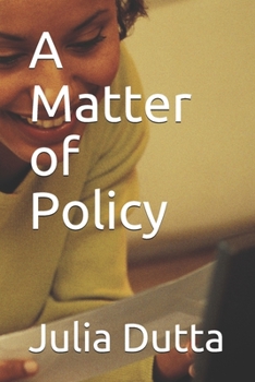 Paperback A Matter of Policy Book