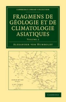 Paperback Fragmens de Géologie Et de Climatologie Asiatiques [French] Book