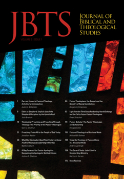 Paperback Journal of Biblical and Theological Studies, Issue 3.1 Book