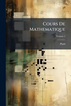 Paperback Cours De Mathematique; Volume 1 [French] Book