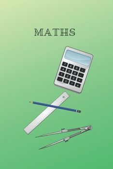 Notebook with squared paper 240 pages, 6x9 School Notebook, bilateral, two-sided, Maths, Chemistry (Two-sided notebook)