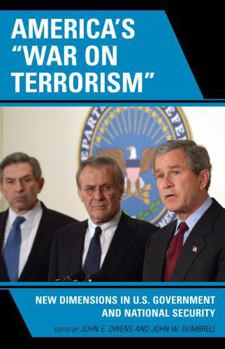 Paperback America's 'War on Terrorism': New Dimensions in U.S. Government and National Security Book