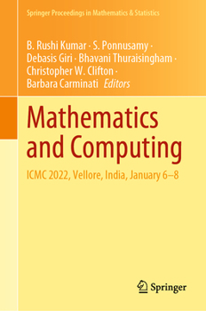 Hardcover Mathematics and Computing: ICMC 2022, Vellore, India, January 6-8 Book