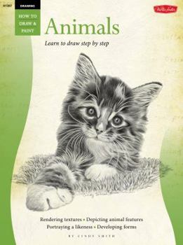 Library Binding Animals: Learn to Draw Step by Step Book