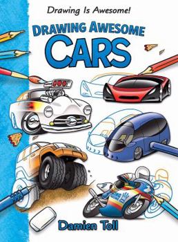 Paperback Drawing Awesome Cars Book