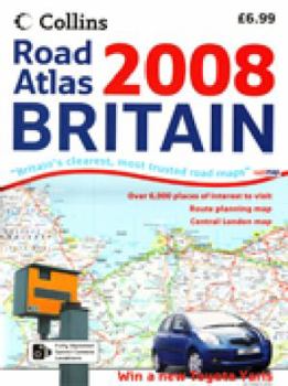 Paperback Collins 2008 Road Atlas Britain Book