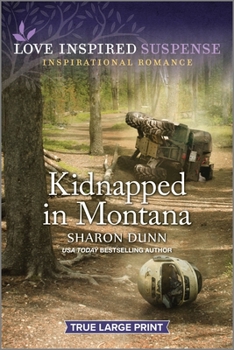 Paperback Kidnapped in Montana [Large Print] Book