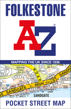 Loose Leaf Folkestone A-Z Pocket Street Map Book