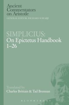 Paperback Simplicius: On Epictetus Handbook 1-26 Book