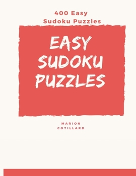 Paperback Easy Sudoku Puzzles: 400 Easy Sudoku Puzzles [Large Print] Book