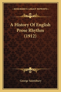 A History of English Prose Rhythm