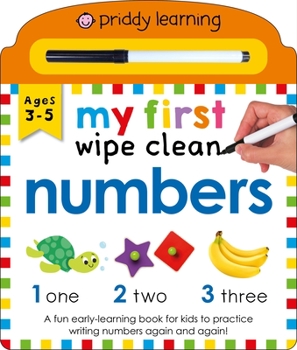 Board book My First Wipe Clean Numbers (Priddy Learning) Book