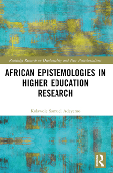 Paperback African Epistemologies in Higher Education Research Book