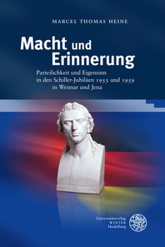 Macht Und Erinnerung: Parteilichkeit Und Eigensinn in Den Schiller-Jubilaen 1955 Und 1959 in Weimar Und Jena